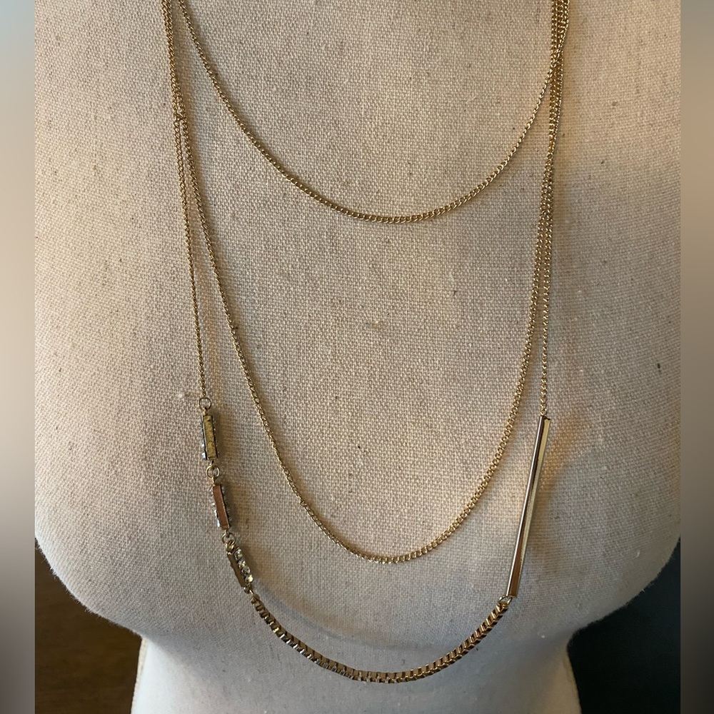 Gold 3 Layer Necklace